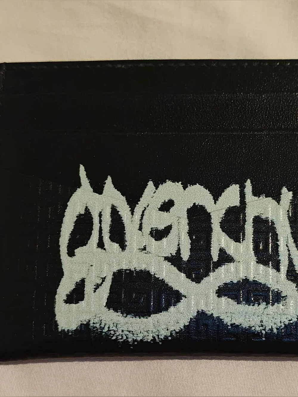 Givenchy Black Card Holder Graffiti